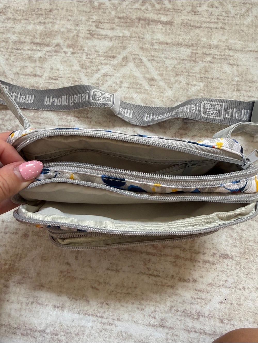 Disney Parks Walt Disney World Mickey Belt Bag Fanny Pack Crossbody Park Icons - Picture 3 of 4